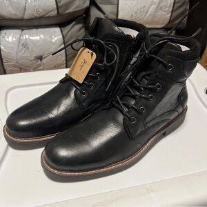 Jousen Men's Leather Shoes Leather Formal Chukka Men’s Boots Size US 10.5…S7